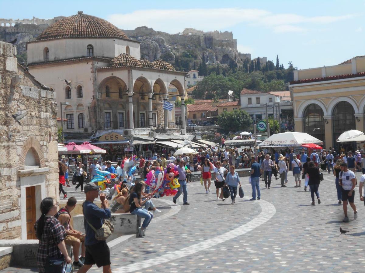 Monastiraki Flea Market & Metro Station Appartment Athén Kültér fotó